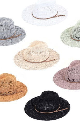 MELAYNEE PANAMA HAT - C.C