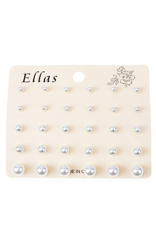 LISSA PEARL EARRING STUD PACK