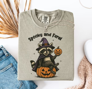 SPOOKY AND FERAL GRAPHIC TEE