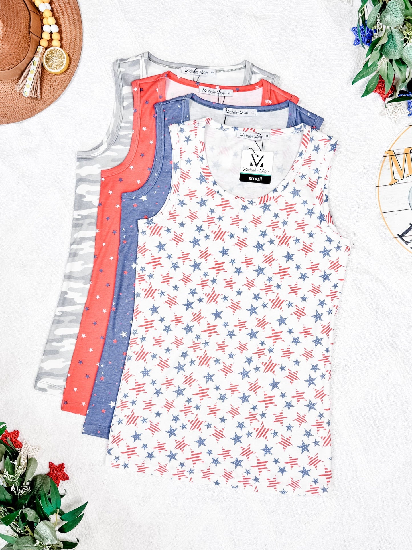 IN STOCK Ava Tank - American Stars and Stripes