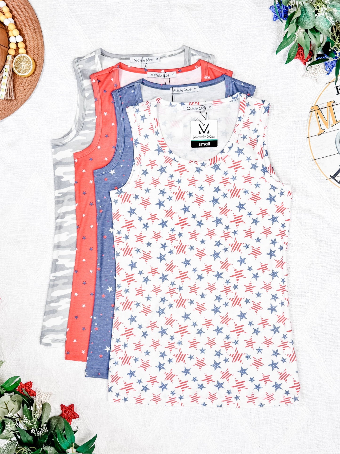 IN STOCK Ava Tank - American Stars and Stripes