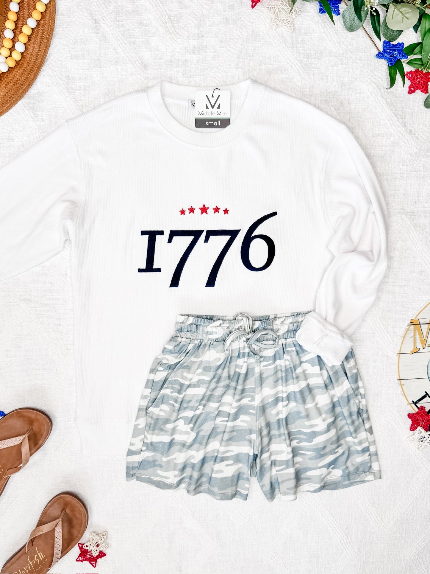 IN STOCK Corrine Embroidered Pullover Top - 1776