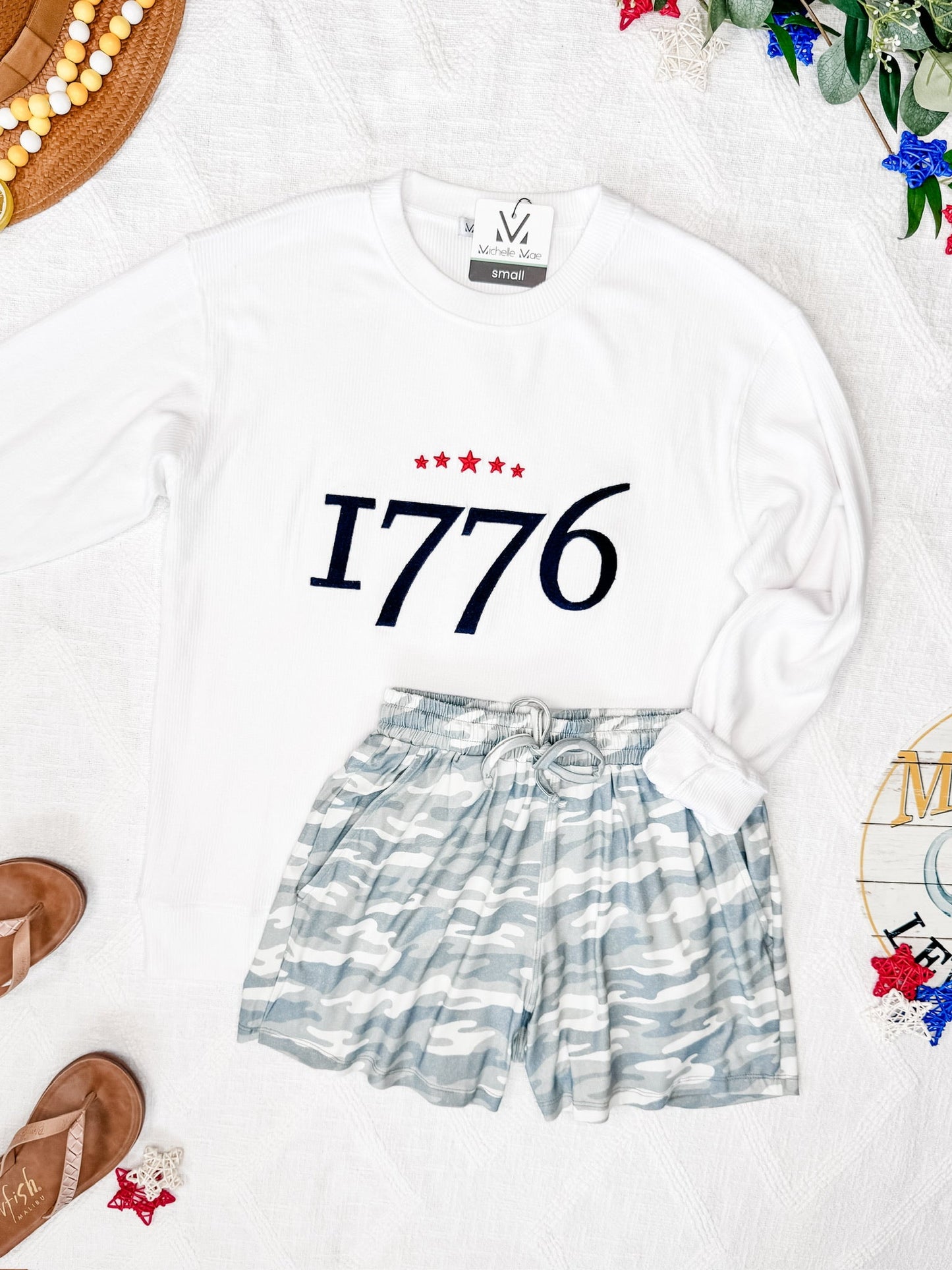 IN STOCK Corrine Embroidered Pullover Top - 1776