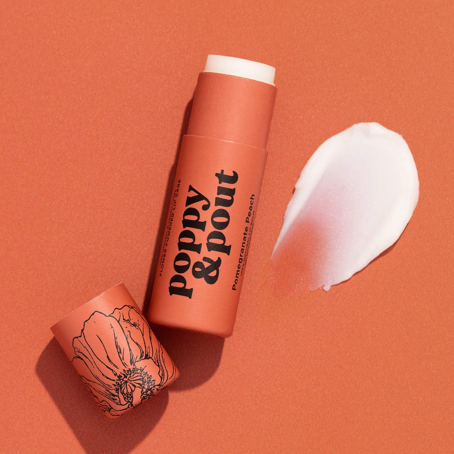 POPPY AND POUT POPPY AND POUT NATURAL LIP BALMS- MULTIPLE FLAVORS