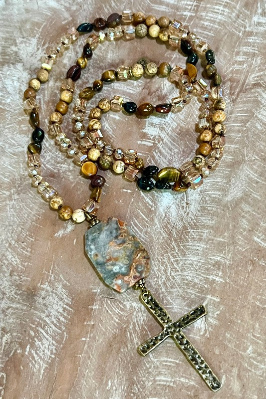 Stephanie Necklace Jasper