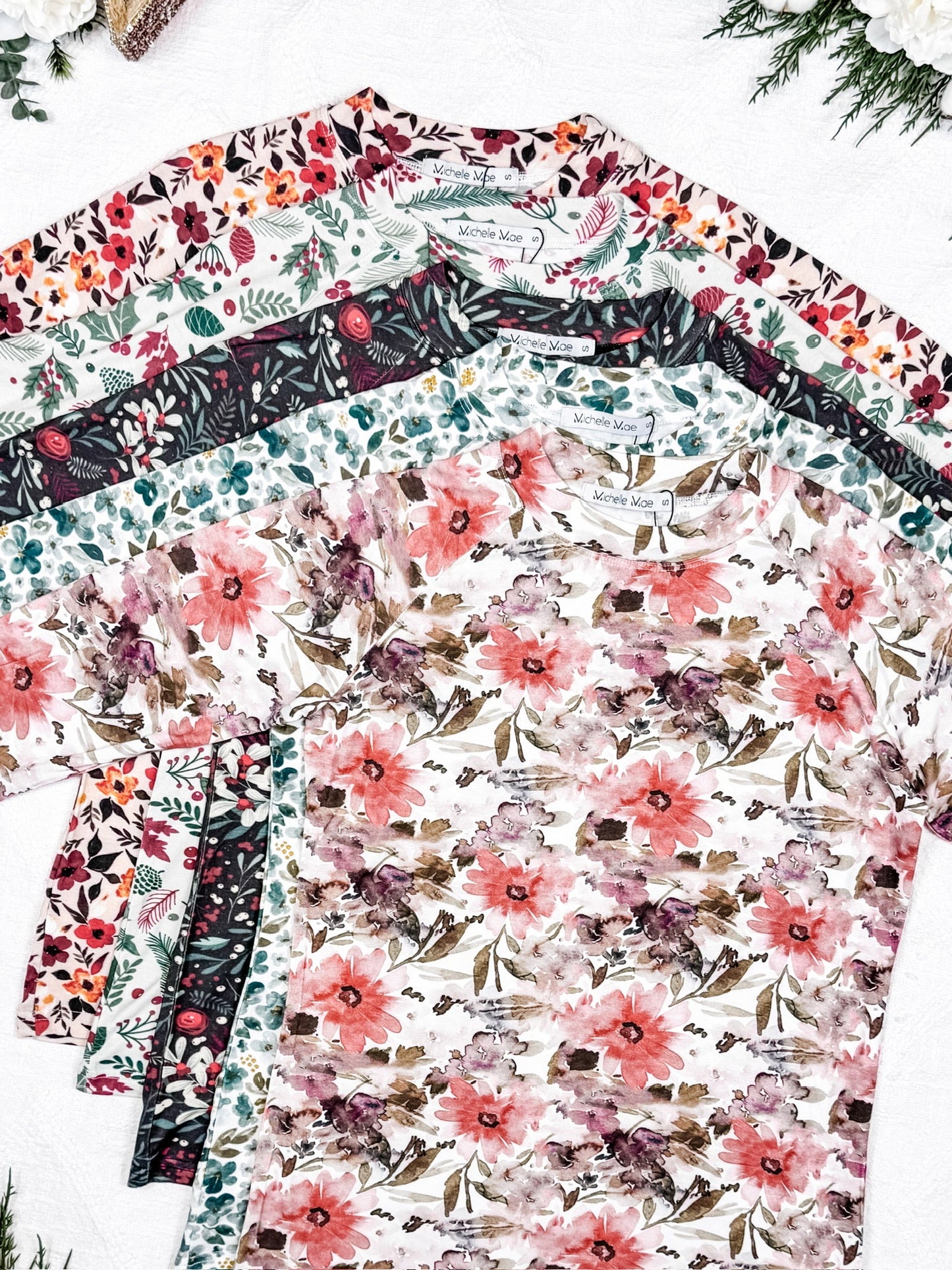 IN STOCK Blair Long Sleeve Top - Floral Sunset