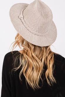 Winter Fedora Hat Oat - Hana