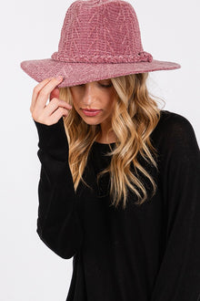 Winter Fedora Mauve- Hana