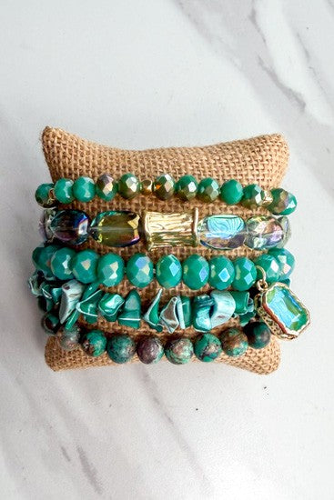 Firenza Stacked Bracelet Set -Dylan Jewelry