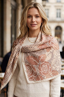 Vintage Rose Scarf - Hana