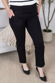 IN STOCK Scuba Ankle Bottoms- Black