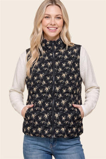 Vivienne Collared Floral Vest - Staccato