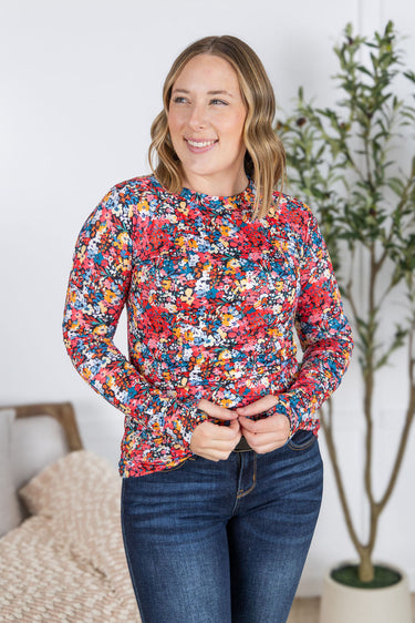 IN STOCK Blair Long Sleeve Top - Bright Floral