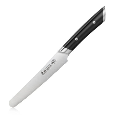 HELENA Series 5" Round-Tip Serrated Utility 10301273 - Cangshan