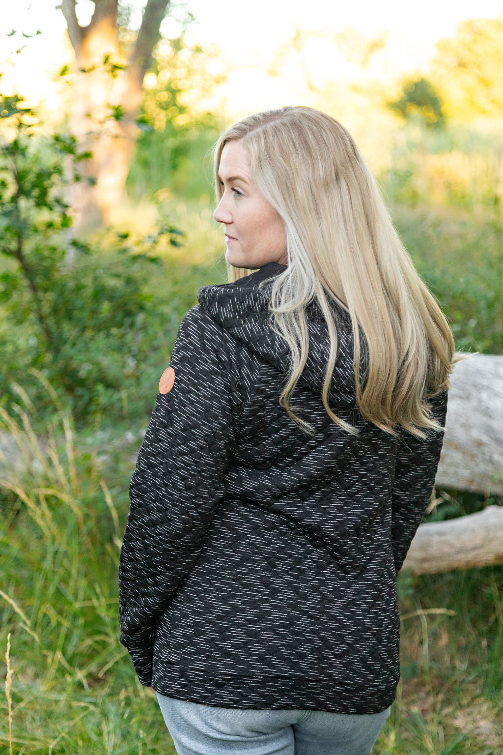 IN STOCK Sawyer Singlehood - Quilted Black | Women's Hoodie FINAL SALE