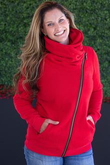 IN STOCK Quinn ZipUp Cowl - Red