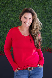IN STOCK Larissa Long Sleeve - Red