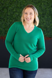 IN STOCK Leah Long Sleeve Top - Green
