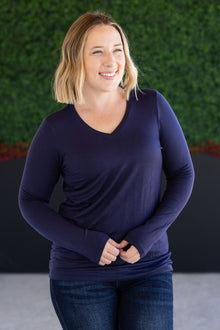 IN STOCK Larissa Long Sleeve - Navy