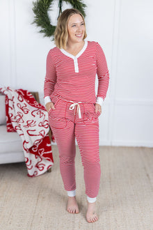 IN STOCK Candy Cane Pajama Set