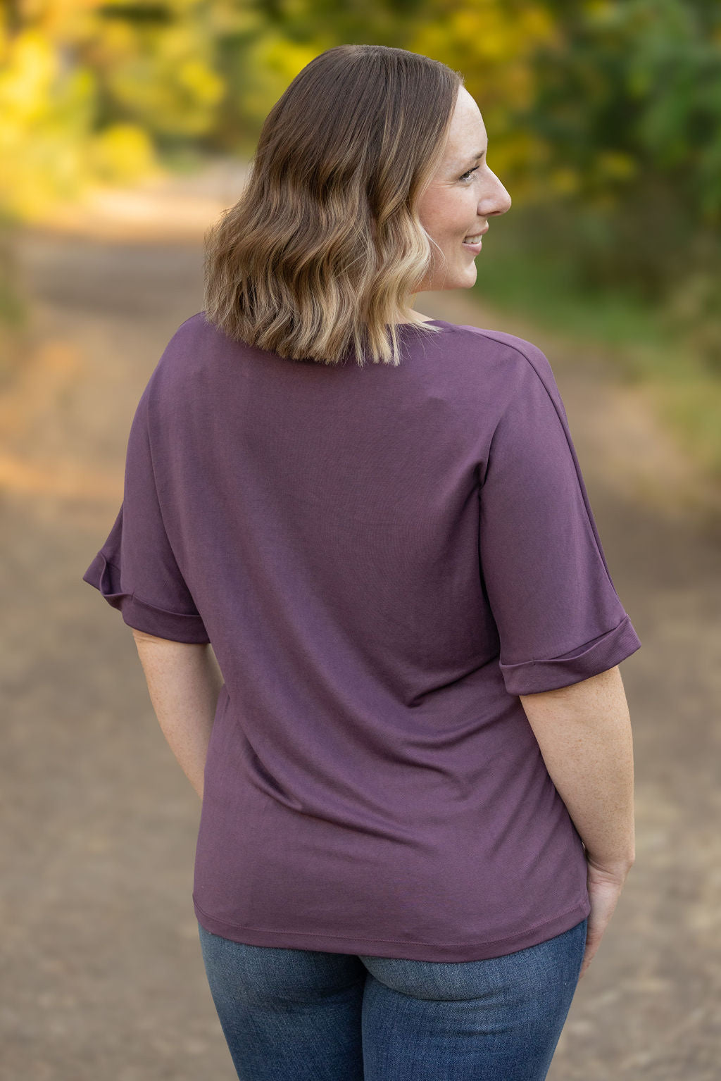 IN STOCK Selene Relaxed Top - Amethyst FINAL SALE