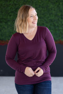 IN STOCK Larissa Long Sleeve - Plum