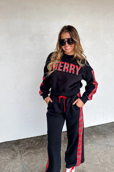 READY TO SHIP PREORDER MERRY PLAID PANT SET