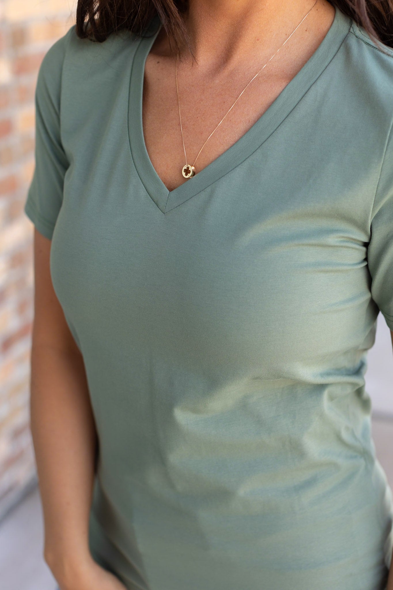 IN STOCK Olivia Tee - Sage | Women's Short Sleeve FINAL SALE