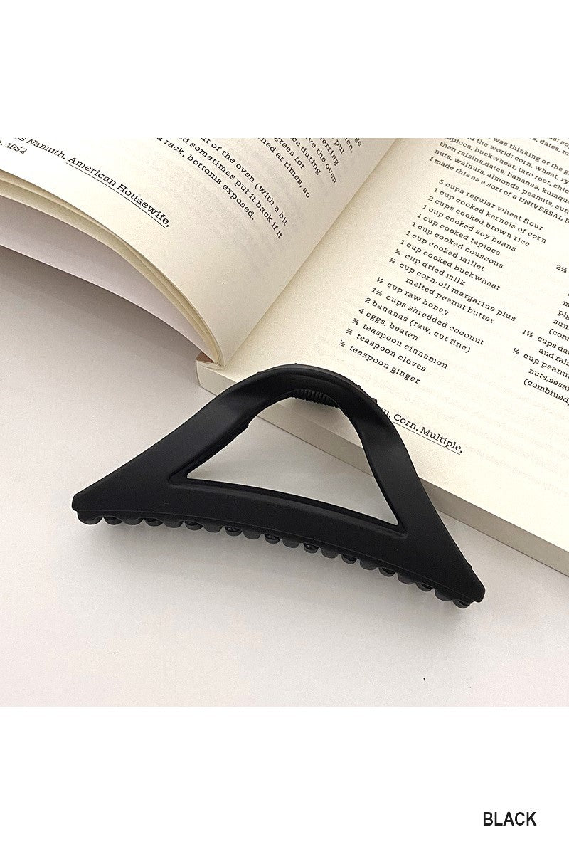 TRIANGLE HAIR CLAW CLIPS-Black