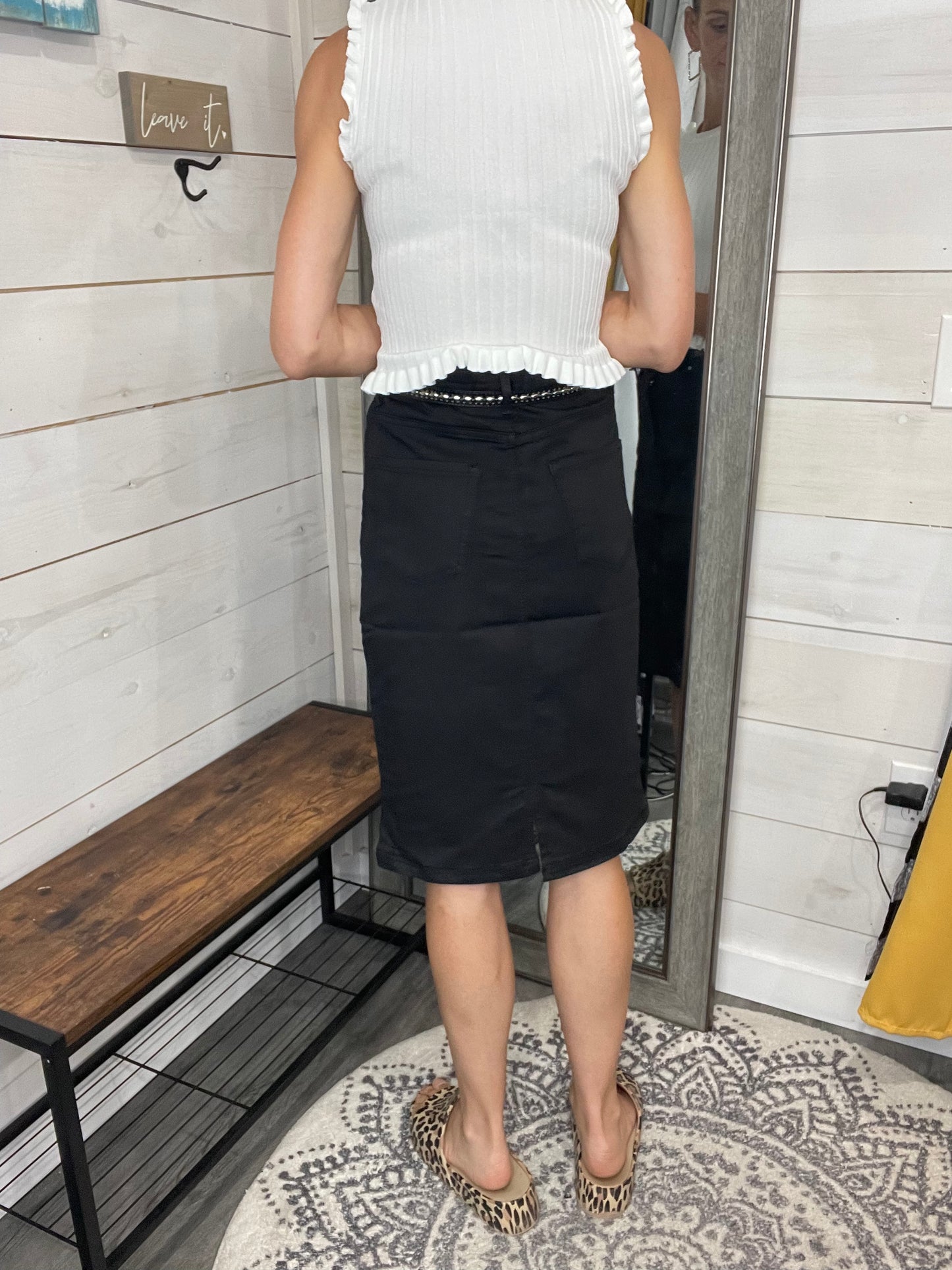 Risen High Rise Pencil Skirt