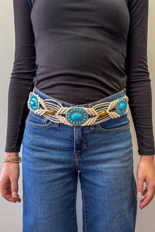 Amaya Belt White - Dylan Jewelry
