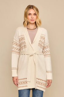 Sherry Tie Waist Cardigan - Cozy