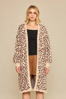 Cleo Leopard Cardigan - Cozy