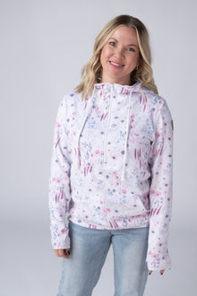 IN STOCK HalfZip Hoodie - Wildflower Gardens