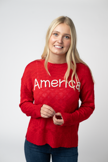 IN STOCK America Red Top