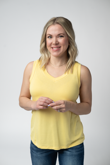 IN STOCK Noelle Tank - Lemon