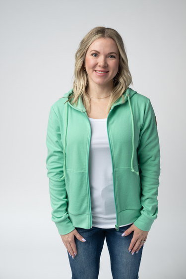IN STOCK Fullzip Hoodie - Aquamarine