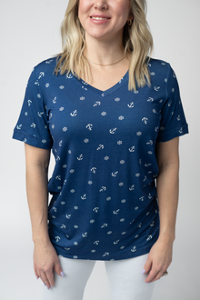 IN STOCK Sophie Top - Nautical Navy