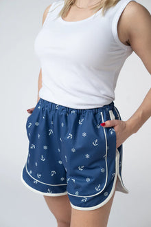 Dolphin Shorts Nautical -Michelle Mae