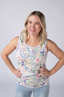 IN STOCK Ava Tank - Cottage Floral