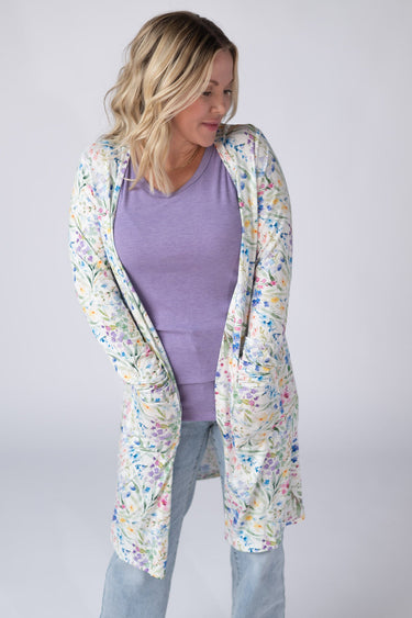 IN STOCK Classic Cardigan - Cottage Floral
