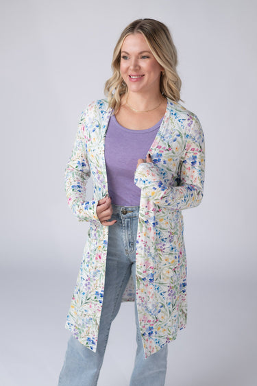 IN STOCK Classic Cardigan - Cottage Floral