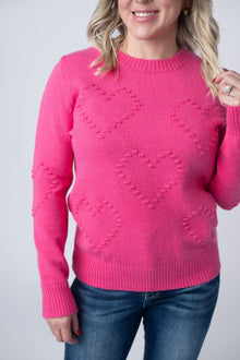 IN STOCK Be Mine Sweater - Hot Pink