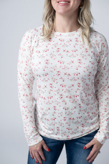 IN STOCK Blair Long Sleeve Top - Micro Pink Floral