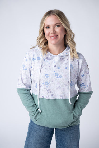 IN STOCK Hailey Pullover Hoodie - Spring Meadows and Sage