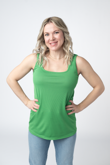 IN STOCK Rachel Ribbed Tank - Kelly Green