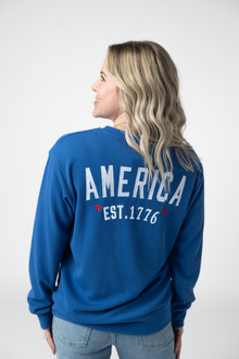 IN STOCK America Pullover - Blue