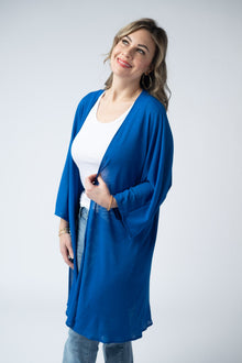 IN STOCK Ellie Cover-Up Kimono - Blue