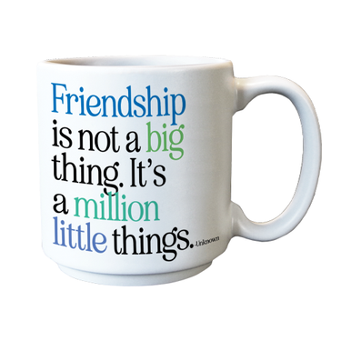 Friendship is Not Big Mini Espresso Mug - Quotable