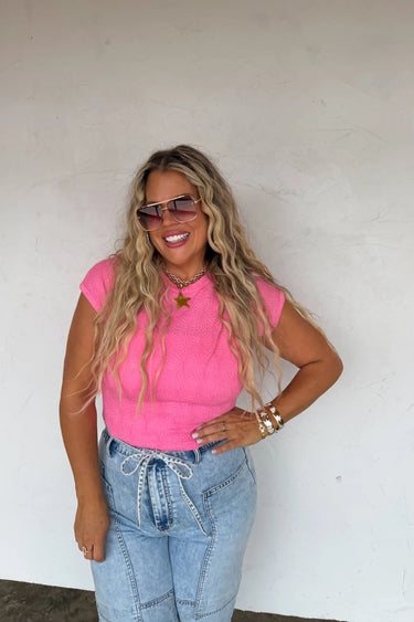 READY TO SHIP PREORDER - HARLEY CAP SLEEVE BASIC TOP